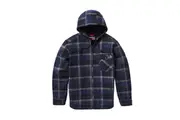 Wolverine Bucksaw Hooded Sherpa New Navy Plaid