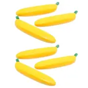6 Pcs Signature Pen 1.0mm Banana Ballpoint Pen Writing Pen for Student Teacher