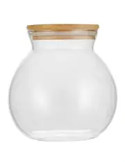 [LEMON AND LIME] 1.6L Camden Drink/Water Glass Round Jug Jar Storage w/ Bamboo Lid