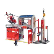 Playmobil Licensed City Action Fire Station With Light & Sound Kids Model Toy Set