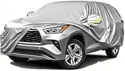 Five-Layer All-Weather Waterproof Car Cover for Toyota Land Cruiser 1998-2007 - Protect The car Paint.Car Covers for Automobiles&Car Snow Cover-Full Exterior Covers,with a Free Storage Bag.