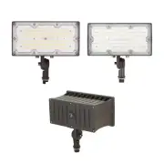 45W - 70W LED Outdoor Flood Light with Dusk to Dawn Photocell Lights AC120-277V