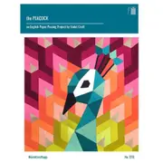 The Peacock Quilt Pattern by Violet Craft - English Paper Piecing Quilting