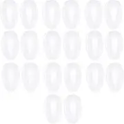 LT Easiyl 10 Pairs Glasses Silicone Nose Pads Sunglasses Transparent Nasal Pad Sliding Nose Piece Compatible with Oakley Feedback OO4079