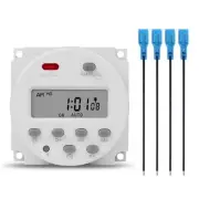 1 Second Interval 12V Digital LCD Timer Switch Weekly Programmable2935