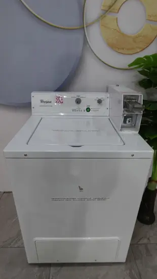 桃園二手家電 推薦-【Whirlpool 惠而浦】投幣式洗衣機 CAE2763BQ 12kg 租屋工廠套房 新北二手家電