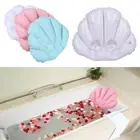 Soft Inflatable Terry Cloth Pillow Bathtub Spa Bath Pillow Cushion