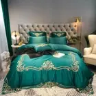 Luxury Bed Linens Bed Sheet Set Pillowcase Bedclothes Imitate Silk BedCover 4pcs