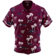 Manly Sea Eagles NRL Mens Hawaiian Shirt Sizes S-5XL BNWT