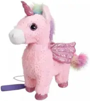 Pink Unicorn Remote-Controlled Walking & Dancing Plush