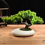 仿真植物小盆栽室內家居裝飾假花松樹綠植塑料擺件迎客松創意盆景