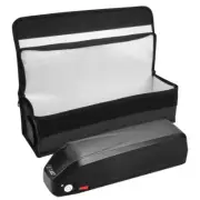 Portable Fireproof Bag for Safely Storing Batteries Reinforced Hand held Design