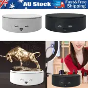 360° Rotating Battery Operated Turntable Display Jewelry Photography Show Holder