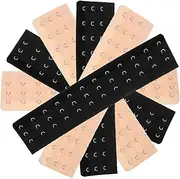 [VALICLUD] Bra Clasp Extender Women's Bra Extension Hooks Corset Extender Comfortable Polyester Easy Fit Adjust