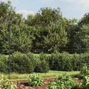 NNEVL Wire Mesh Fence Anthracite 1.6x25 m Galvanised Steel