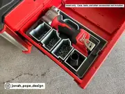 Milwaukee Packout Tool Box Drawer Insert for M12 Rivet Gun (Insert Only)