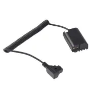 35-100cm D-Tap to DMW-BLK22/DCC17 Dummy Battery Power Cable for Panasonic