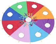 [LIFKOME] 1 Set Durable Octagonal Umbrella Reaction Training for Rainbow Plaything for Outdoor Fun Cognitive Development and Team Building Activities