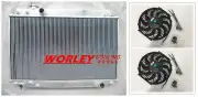 QLD-radiator and FANS FOR LEXUS SC300 JZZ30 93-98/TOYOTA SOARER JZZ31 MT 91-00