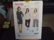 Burda 6694 Misses Shirt & Dress Pattern - Size 8-20