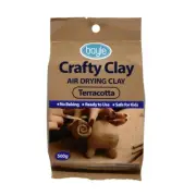 Boyle 500g Crafty DIY Modelling Clay Kids/Children Craft Air Drying Terracotta