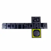 For 1981-1988 Chevrolet Scottsdale 20 Fender Emblems, Sold as a Pair Trim Parts