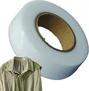 Fabric Tape Double Sided - Fabric Tape for Clothes | Heavy-Duty Multi-Functional Extra Strong | Adhesion Iron-On for Trousers Repair Curtains Pants Skirts Lining Sewing | 9.84 Inches | White