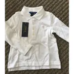 全新RALPH LAUREN BABY 女童 白色POLO衫 2T