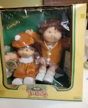 Vintage 1985 Cabbage Patch TWINS - Limited Edition - "Elden Dorian & Lizzy Lulu"