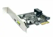 ITHOO PCI-e To USB3.1 Type-C Expansion Card PCIe To USB 2.4A Fast Charge + 19PIN