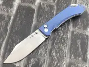 TwoSun Folding Knife 420 Steel / Micarta Handle Pocket Knife TS495-14C28N-Blue