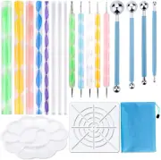 19PCS Mandala Dotting Tools Set Pen Dotting Tools Mandala Stencil Ball Stylus Pa