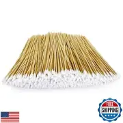 500 PCS Long Cotton Swabs, 6 Inch Cotton Swabs with Wooden Sticks for Beauty