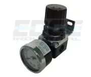 1/4" MINI REGULATOR WITH GAUGE FOR COMPRESSOR COMPRESSED AIR LINE PRESSURE