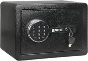 8.1L Small Safes for Home, Hotel Safes Security Home Safe Lock Box with Digital Keypad Safe Box, Cabinet Safe for Dorm Hotel Office Cash Document Jewelry