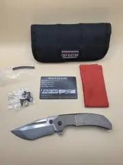 CKF Custom Knife Factory Satori 2.0 Integral Frame lock In M390 Steel