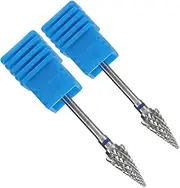 Universal Nail Drill Bits Set 2pcs Nail Art Drill for Manicure Pedicure
