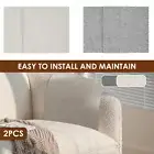 2Pcs Couch Arm Covers Breathable Flax Sofa Armchair Covers Anti Slip Couch buwwh