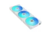 Lian Li Unifan AL120 V2 120mm 2000RPM ARGB PWM Fan White with Controller - 3 Pack
