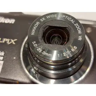 破屏 零件機 NIKON COOLPIX S5100 數位相機 不附電池 # 6A