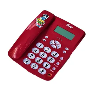 羅蜜歐來電顯示有線電話TC-357N(紅色)