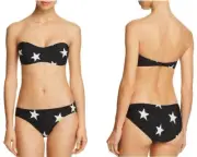 Norma Kamali Star Size S Bandeau Bra & Size XS Hipster Bikini Brief Swimsuit NWT