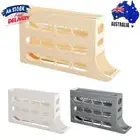 4 Layers Refrigerator Egg Storage Boxes Eggs Rolling Rack for Fridge Countertop