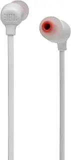 JBL Tune 125BT, JBL Pure Bass Sound, Bluetooth 5.0​ for Lossless Quality, 16-Hour Battery Life with Speed Charge, Magnetic Cable Management, Multi-Point Connection, White