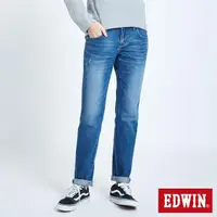 在飛比找momo購物網優惠-【EDWIN】女裝 MISS 503小AB男友牛仔褲(石洗藍