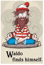 Waldo finds himself # 10 - 8 x 10 Tee Shirt Iron On Transfer