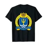 海軍陸戰隊大學徽章海軍全新帶標籤研究生軍事驕傲 T 恤