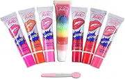 6 Colours Tattoo Magic Colour Peel Off Mask Tint Long Lasting Waterproof Lip Gloss by romantic bear by romantic bear