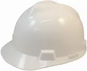 MSA V-Gard Cap Style Hard Hat - White