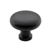 Tradco 4083MB Cupboard Knob CI Matt Black 38mm